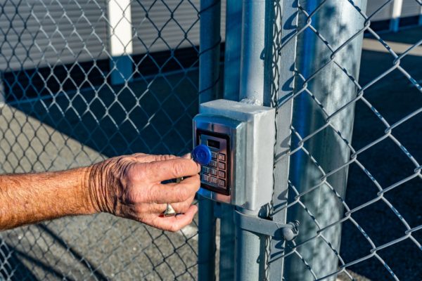 Storage units with key code entry to ensure they are safe and secure