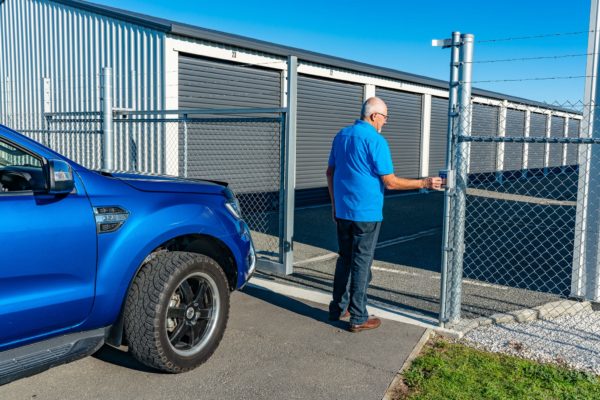 Storage units with key code entry to ensure they are safe and secure