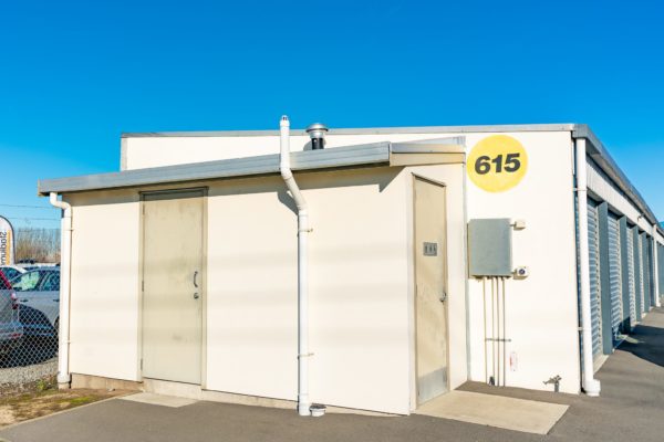 Offering on site toilets at our Rangiora, North Canterbury storage facility